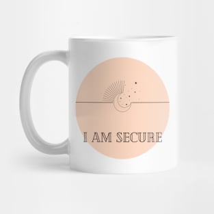 Affirmation Collection - I Am Secure (Orange) Mug